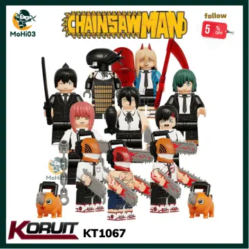 KORUIT KT1067: Lego-Compatible Chainsaw Man Minifigures Preview