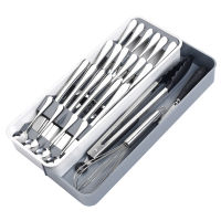 Container Appliance Tray Drawer Plastic Fork Knife Rack Storage Box Kitchen