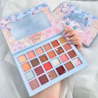 ☂✇ 24 Cute Makeup Palettes Pearlescent Glitter Eyeshadow Palette Eye Color Beauty Waterproof Female Cosmetics Lasting Nature