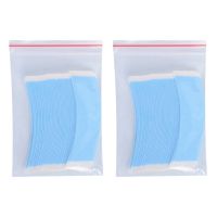 72Pcs/Lot Blue Strong Double Side Tape Extension Wig Tape Fixed Tape Arc Double Sided Tape for Toupee Lace Wig Adhesive