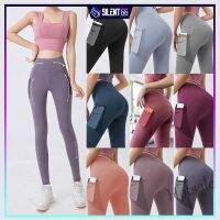 【hot sale】■ C04 READY STOCK Women Yoga Pants Legging Women Sports Fitness Tight Waist Hip Abdomen Stretchable Running Pants - MEGUMI