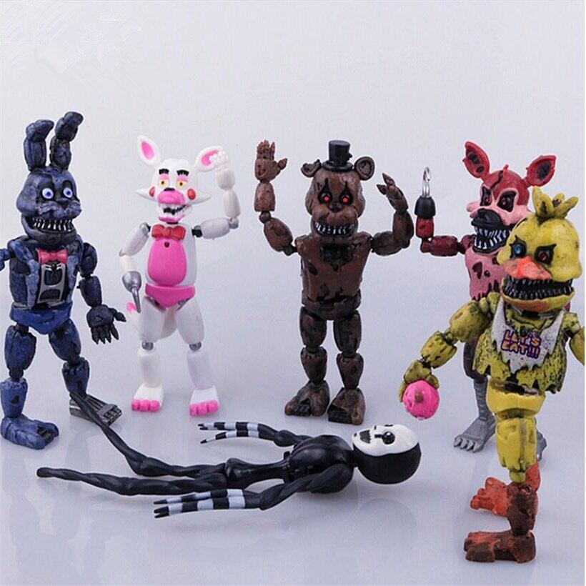 Five Night at Freddy’s action figure toy models Fnaf Bonnie Bear Foxy Freddy 