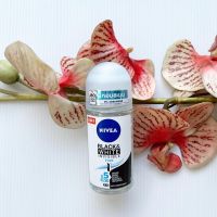 50 ml. ผลิต 01/23 Nivea Roll On Black &amp; White นีเวีย โรลออน แบล็ค แอนด์ ไวท์ ลดเหงื่อ และระงับกลิ่นกาย