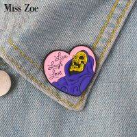 Laugh pin shape Badge Brooch Lapel for Denim Jeans bag Gothic Jewelry friend