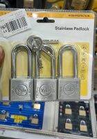 ถูกที่สุด✅  กุญแจคีย์อะไลท์ YALE Y119D SS/40/150/3 40 มม. 3 ตัว/ชุด กุญแจคล้อง KEYED ALIKE PROTECTOR PADLOCK YALE Y119DS