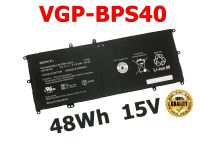 SONY แบตเตอรี่ VGP-BPS40 (สำหรับ VAIO FLIP SVF, VAIO SVF14N SVF15N Series) Sony Battery โซนี่