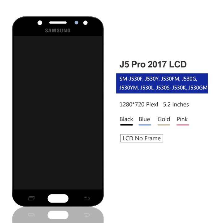 จอ-lcd-ขนาด5-2นิ้วสำหรับ-samsung-galaxy-j5-j530-j530f-หน้าจอดิจิตอลสัมผัสหน้าจอ-lcd-sm-j530f-สำหรับ-samsung-j5-pro