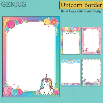 10pcs Toddler Girls' Underwear Set Printed With Letter & Unicorn Pattern