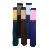 “：】、‘ Womens Knee High Yoga Socks Cotton Non-Slip Compression Sports Stockings Fitness Dance Ballet Workout Pilates Sock For Women