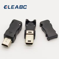 【Direct-sales】 E-Dokan 10ชิ้นมินิ USB 5ขา T พอร์ตชายเสียบซ็อกเก็ตเชื่อมต่อและพลาสติกสำหรับ DIY Dropshipping ด้านบน