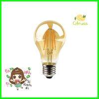 หลอด LED SHINING A60 FILA AMBER 6 วัตต์ WARMWHIT E27LED BULB SHINING A60 FILA AMBER 6W WARMWHITE E27 **คุณภาพดี**