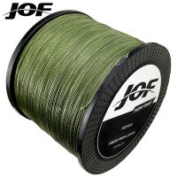 JOF อุปกรณ์ตกปลาเอ็นตกปลาคาร์พ4เส้น1000เมตรถักเปีย500เมตรบรรทัด Multifilament