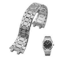 Cinturino In Acciaio Inossidabile Solido ต่อ AP 15400 15703 AP ROYAL OAK Audemars Piguet Cinturino Per Orologio In Quercia Reale 28มม. 26มม.