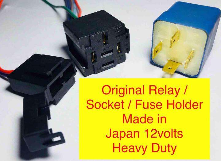 Relay kit Car Auto 12v Socket Fuse holder like bosch Original universal