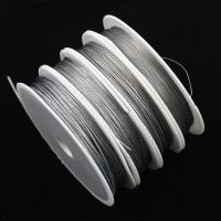 HGKLBB Stainless steel wire 0.3 1.0mm Beading Rope Cord Fishing Thread String For DIY Necklace Bracelets Jewelry Making findings