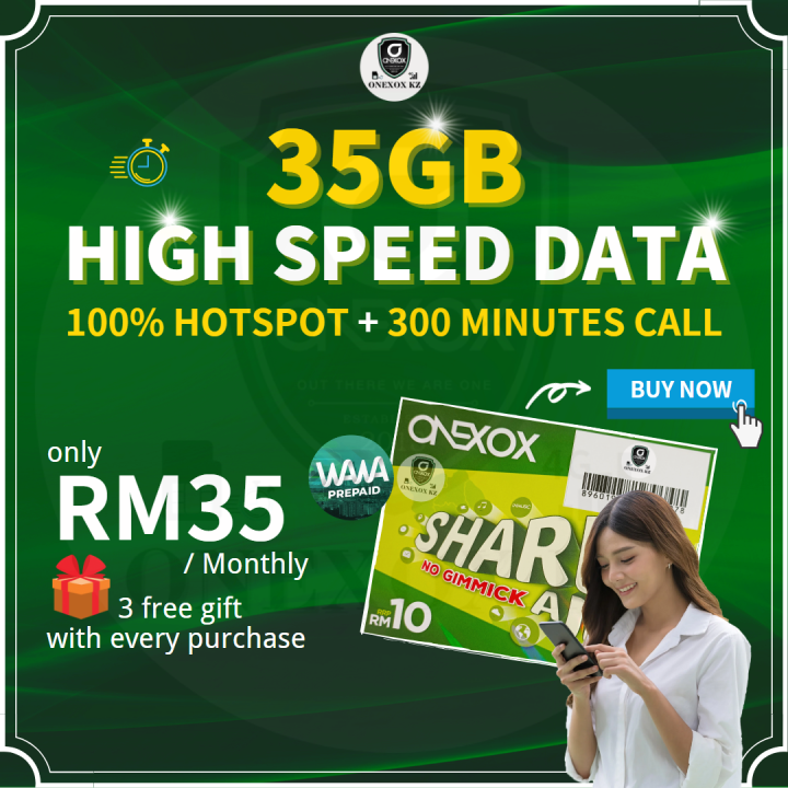 Onexox Simcard Xox Sim Card Prepaid Hotspot Unlimited