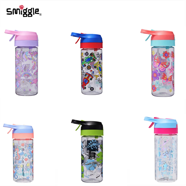 Smiggle Water Bottle Mist Spray Tritan Bottle BPA Free 450ml For kids ...