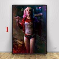 Margot robby as Har ley Quin n metal tin sign suicide squad HD art silk poster 6PX2（Only one size: 20cmX30cm）(Contact seller, free custom pattern)