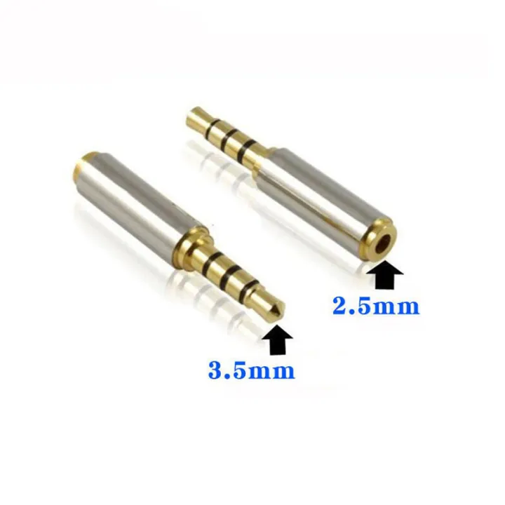3.5mm to 2.5mm Male to Female Audio Adapter Converter DIY Stereo Repair