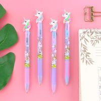 2 Pcs/lot Cute Unicorn Cartoon 3 Colors Ballpoint Pen School Office Supply Gift Stationery Papelaria Escolar Pens