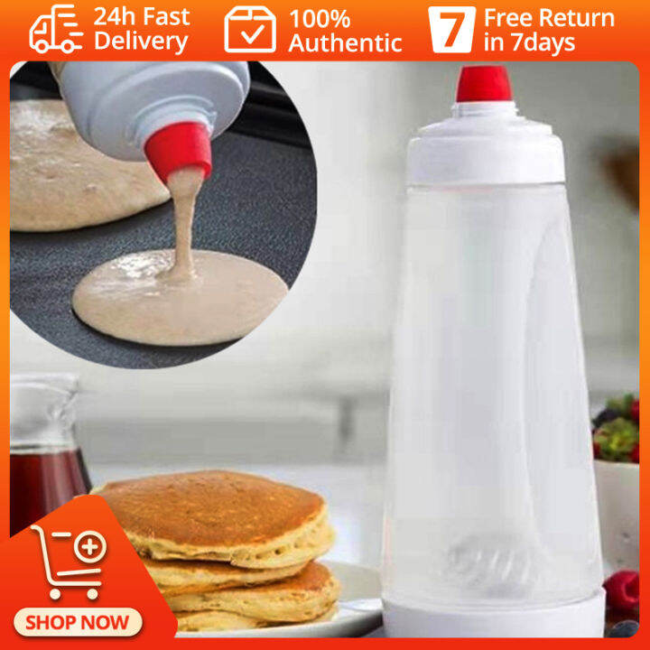 2、1 Liter Bottle Blender Dispenser Hand Mixing Shaker For Waffle