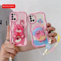 เคสโทรศัพท์ซิลิโคนนิ่มน่ารัก SamsungA31เคสตลกสำหรับ Samsung Galaxy A31พร้อมขาตั้งสายรัดข้อมือ