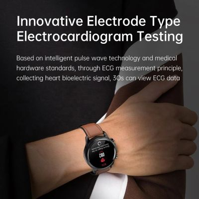 น้ำตาลในเลือด Xiaomi 2023แบบ Noninvasive ECG + PPG สมาร์ทวอท์ชผู้ชายอัตราการเต้นของหัวใจออกซิเจนในเลือด Smartwatch Olahraga กันน้ำสำหรับผู้หญิงสุขภาพ