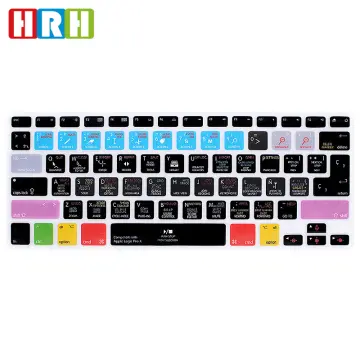HRH FL Studio Fruity Loops Functional Shortcut Hotkey Silicone Keyboard  Cover Skin for Macbook Air Pro Retina 13 15 17 EU/US