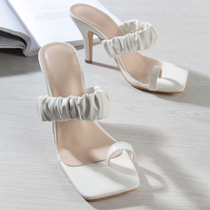 szhydz-huidong-รองเท้าส้นสูงสีขาวรองเท้าผู้หญิง-รองเท้าแตะลายเฮอร์ริ่งโบนหนีบเท้ารองเท้าอเนกประสงค์สำนักงานขนาด35-42