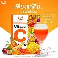 V&amp;C วีแอนด์ซี วิตามินซีสมุนไพรผสมโสมเกาหลี 1กล่องมี10ซอง