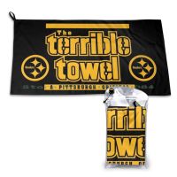 The Terrible Towel Quick Dry Towel Gym Sports Bath Portable The Terrible Towel Football Steel Curtain Steel City Soft