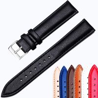 High Quality Genuine Leather Watch Band Parts 10MM 12MM-24MM Purple Pink for Men and Women For DW Strap Accessories with Tool