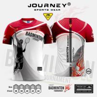 fashion T-Shirt Full Sublimation BADMINTON 3D T-Shirt Summer Cotton Breathable Short Sleeve Tee OEX9