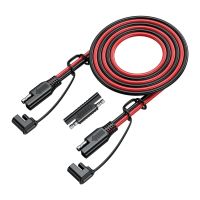 SAE to SAE Extension Cable Solar Plug Cord 16AWG Waterproof for Car Batteries