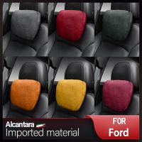 [YOMI Automotive Products] สำหรับ Ford Alcnatara Suede ที่พิงศีรษะเบาะรองนั่งนุ่มสากลเบาะหมอนแบบปรับได้ส่วนที่เหลืออุปกรณ์เสริม