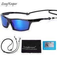 ۞☞♙ Longkeeper Brand Design Fishing Sunglasses Men Fashion Outdoors Sports Sun Glasses With Rope Mirror Driving Eyeglasses UV400