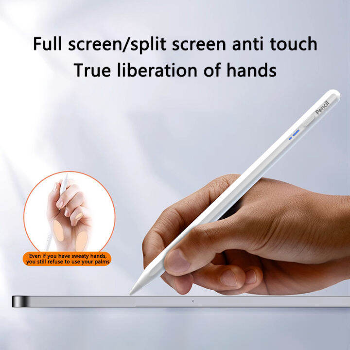 ปากกาไอแพด-stylus-pen-ปากกาสไตลัสgen9-8-7-6-air5-4ปากกาไอแพด-ปากกาทัชสกรีน-ปากกาไอแพดgen9ปากกา-ipad-วางมือบนจอ-แรเงาได้-สำหรับ-pencil-pro11-pro12-9apple-pencil-ปากกา