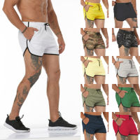 2022 Running Shorts Men Fitness Gym Training Sports Shorts Quick Dry Workout Gym Sport Jogging Double Deck Summer Men Shorts