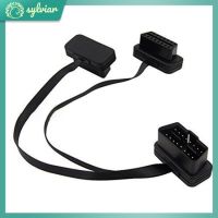 [sylviar] สายเคเบิลต่อขยาย OBD2 1 เป็น 2 OBD2 16Pin 8Core 30 ซม.