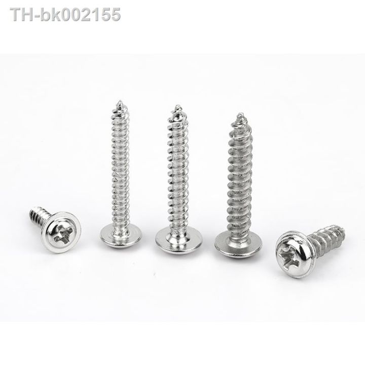 nindejin-phillips-round-washer-head-tapping-screw-m1-4-m5-stainless-steel-cross-round-head-with-pad-self-tapping-screw-pwa