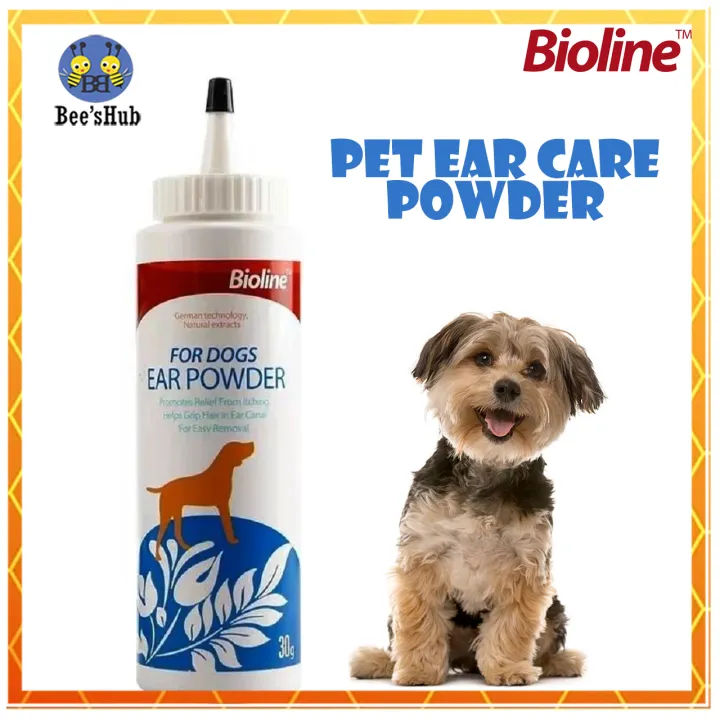 Bioline Pet Ear Powder Ear Care Itching Powder Antibacterial Ear