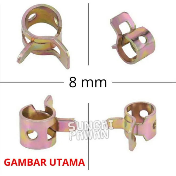 Klem Selang Jepit Micro Hose Clamp Mm Sampai Mm Model Pegas Bensin Lazada Indonesia