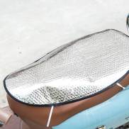 Miếng che yên xe máy chống nắng 2 mặt phản quang