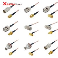 Cable SMA male plug to BNC male straight Connector Cable RG316 RF Jumper pigtail Male to Female right angle RF Coaxial Electrical Connectors