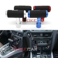 【DT】 hot  T Shape Style Universal Lever Airplane Car Gear Shift Knob Long Aluminum Leather embroidery Manual  GearShifter Stick