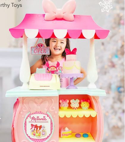 นำเข้า-ชุดขาตั้งขนมหวานมินนี่เมาส์-minnie-mouse-sweet-treats-stand-play-set-ลิขสิทธิ์แท้-ราคา-4190-บาท