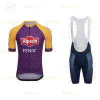 2022 New Alpecin Fenix Summer Cycling Jersey Set Mens Breathable Cycling Clothing Suit Bicycle19D Bib Shorts MTB Maillot Culotte