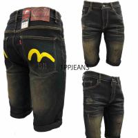 TPPJEANS EVIL SHORTS กางเกงยีนส์ขาสั้นชาย รุ่นซิป ผ้ายืดทรงสลิม ไซส์ 28”-36”