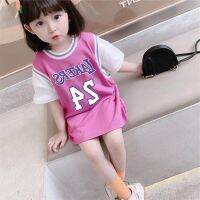 COD IOED95 Female baby kobe basketball jersey in long skirt girls女宝宝科比篮球服中长款女童T恤裙装小女孩的裙子漂亮连衣裙潮