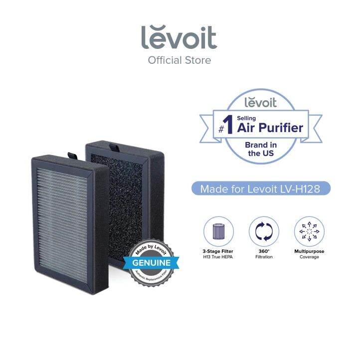 LEVOIT Air Purifier LV-H132-RF Replacement Filter, 3-in-1 Nylon Pre Filter True Hepa Filter High Efficiency Activated I.17128009 - Foto 4